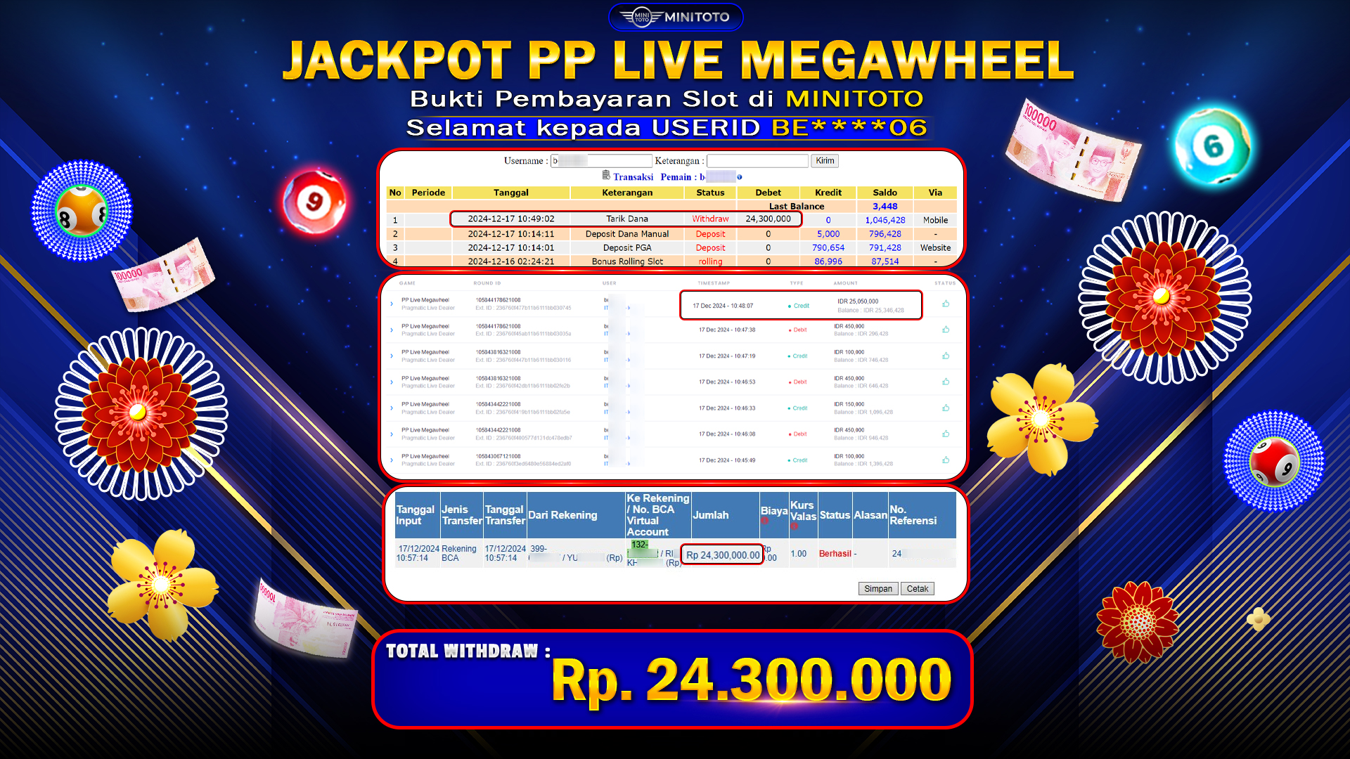PP LIVE MEGAWHEEL