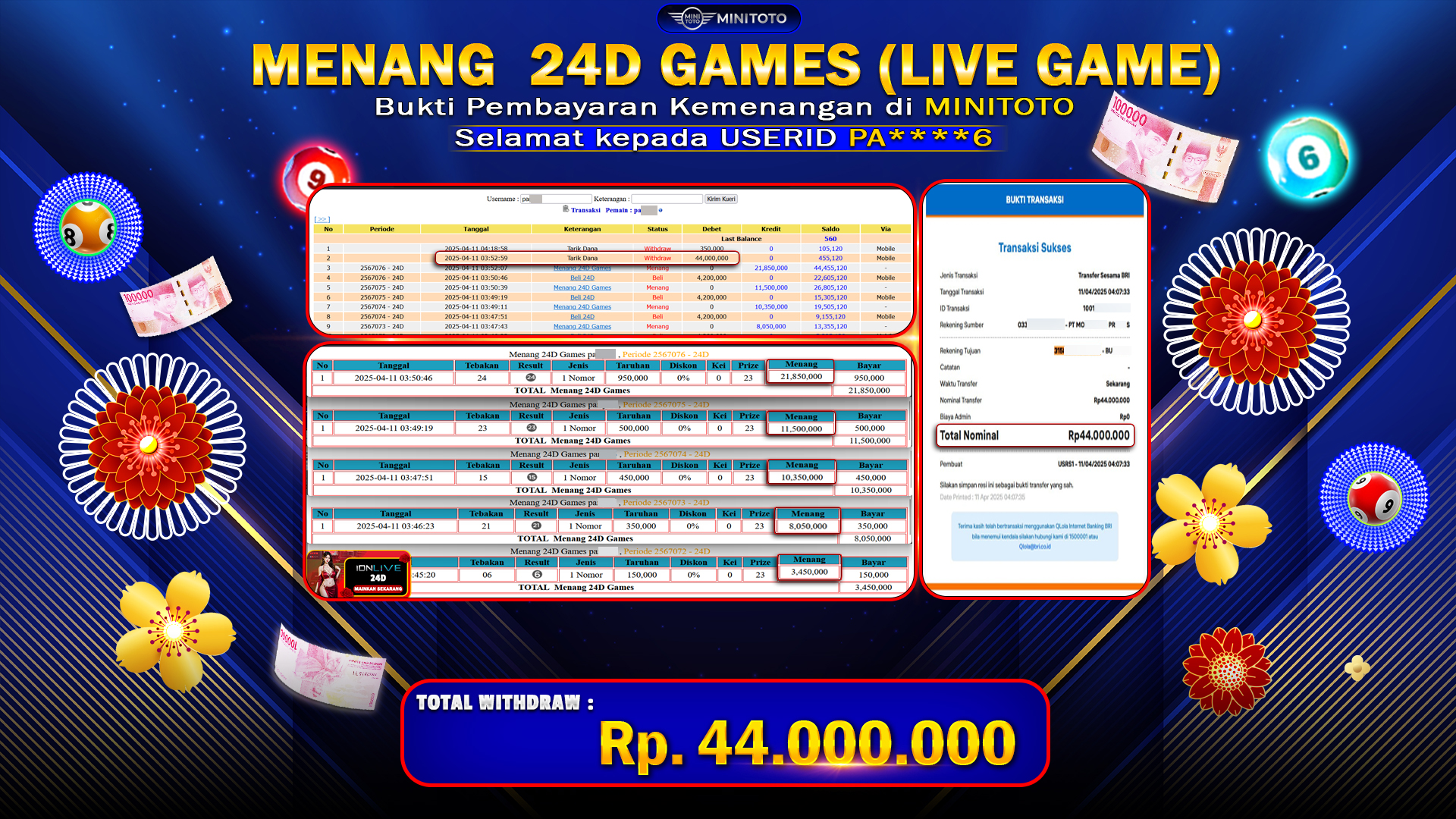 JACKPOT 24D SPIN (LIVEGAME)