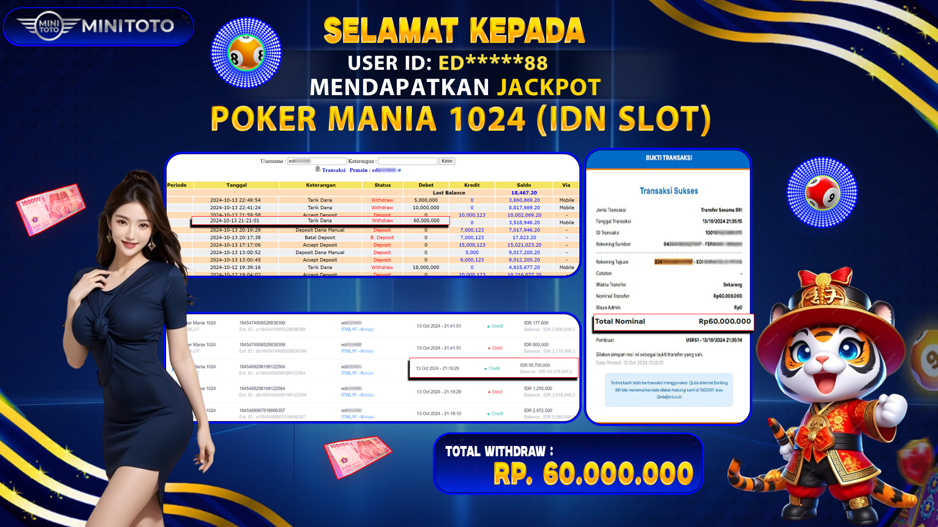 JP SLOT POKER MANIA  ( IDN SLOT )