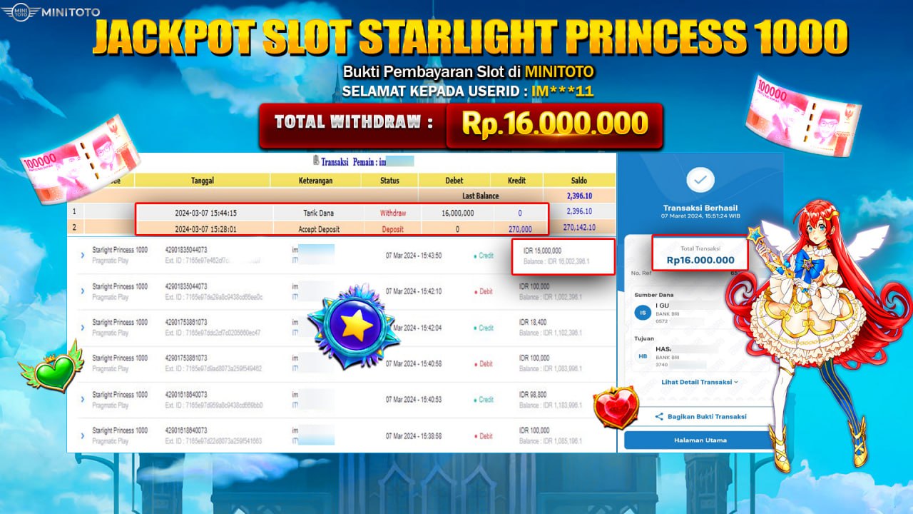 JP STARLIGHT PRINCESS 1000 ( PRAGMATIC PLAY )