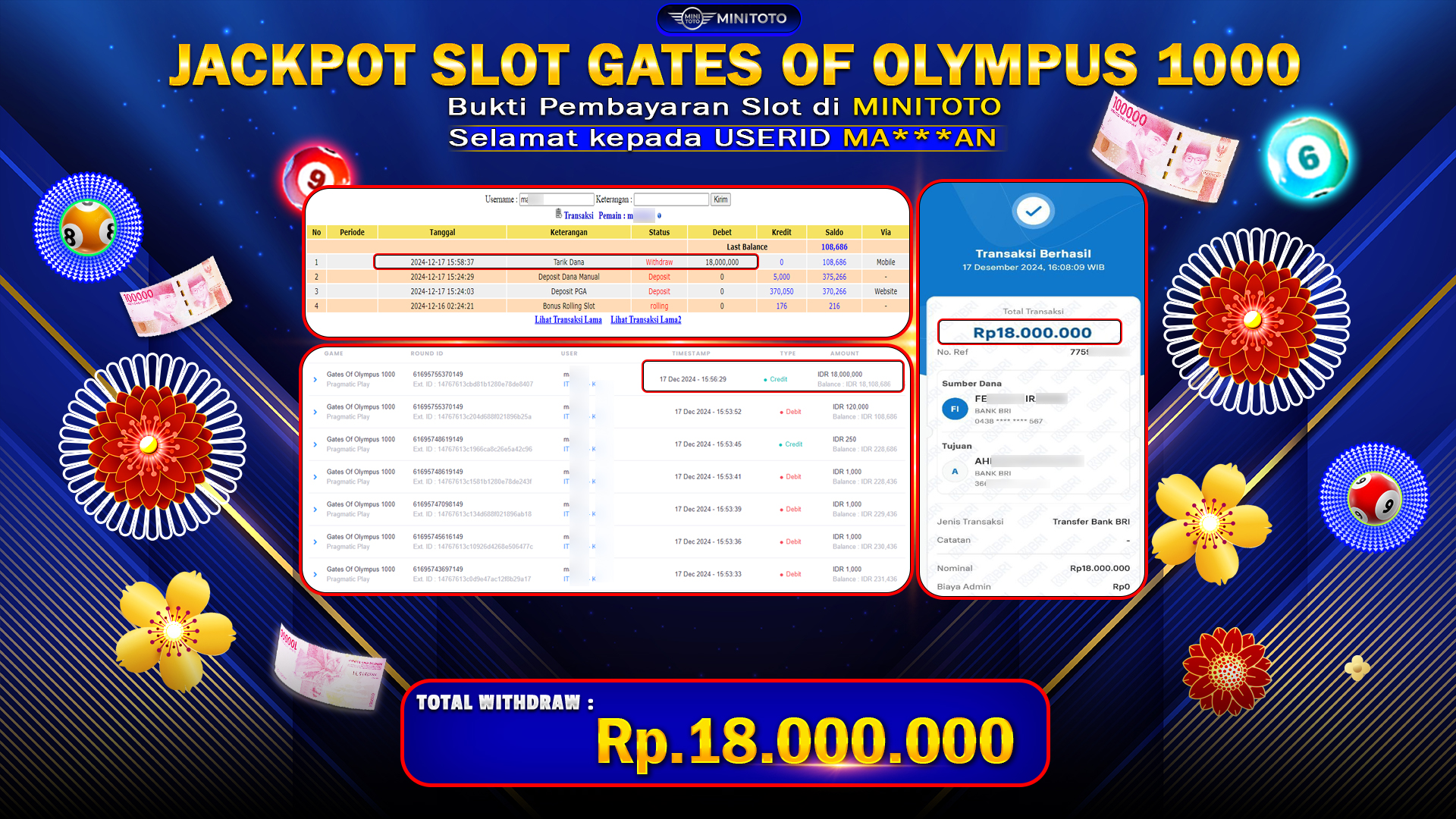 GATES OF OLYMPUS 1000 (PRAGMATIC PLAY)