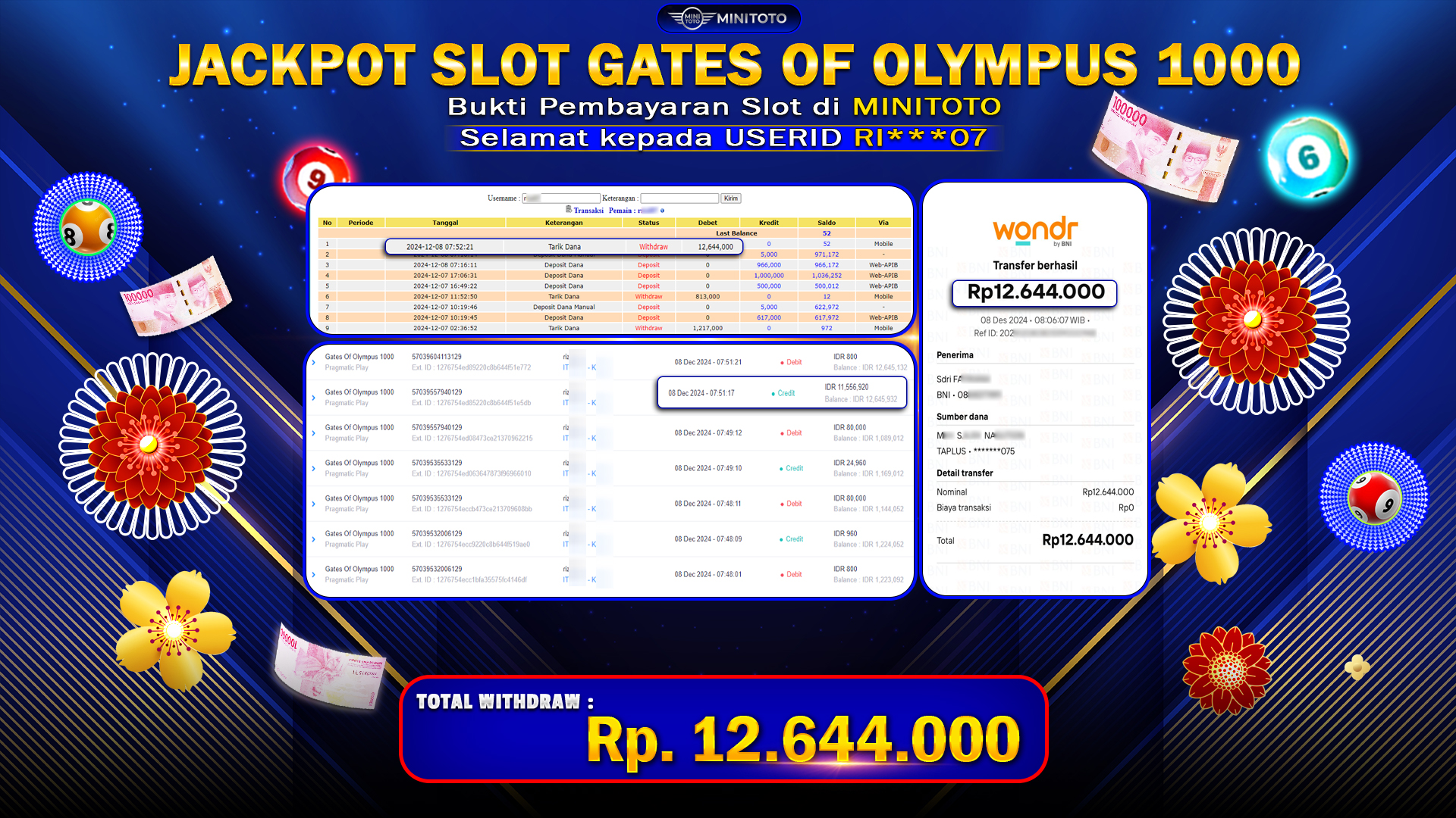 GATES OF OLYMPUS 1000 (PRAGMATIC PLAY)