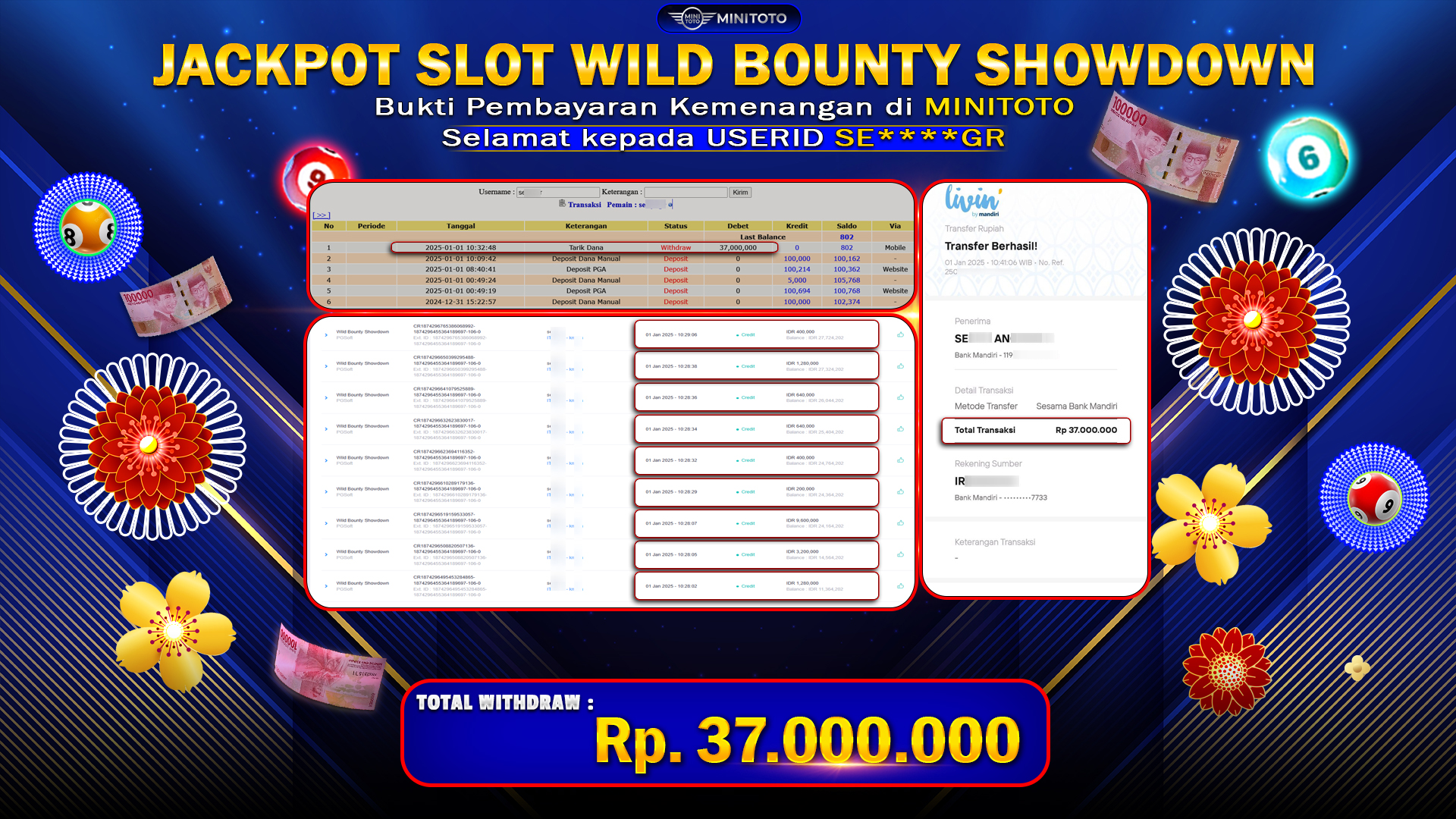 JP SLOT WILD BOUNTY SHOWDOWN